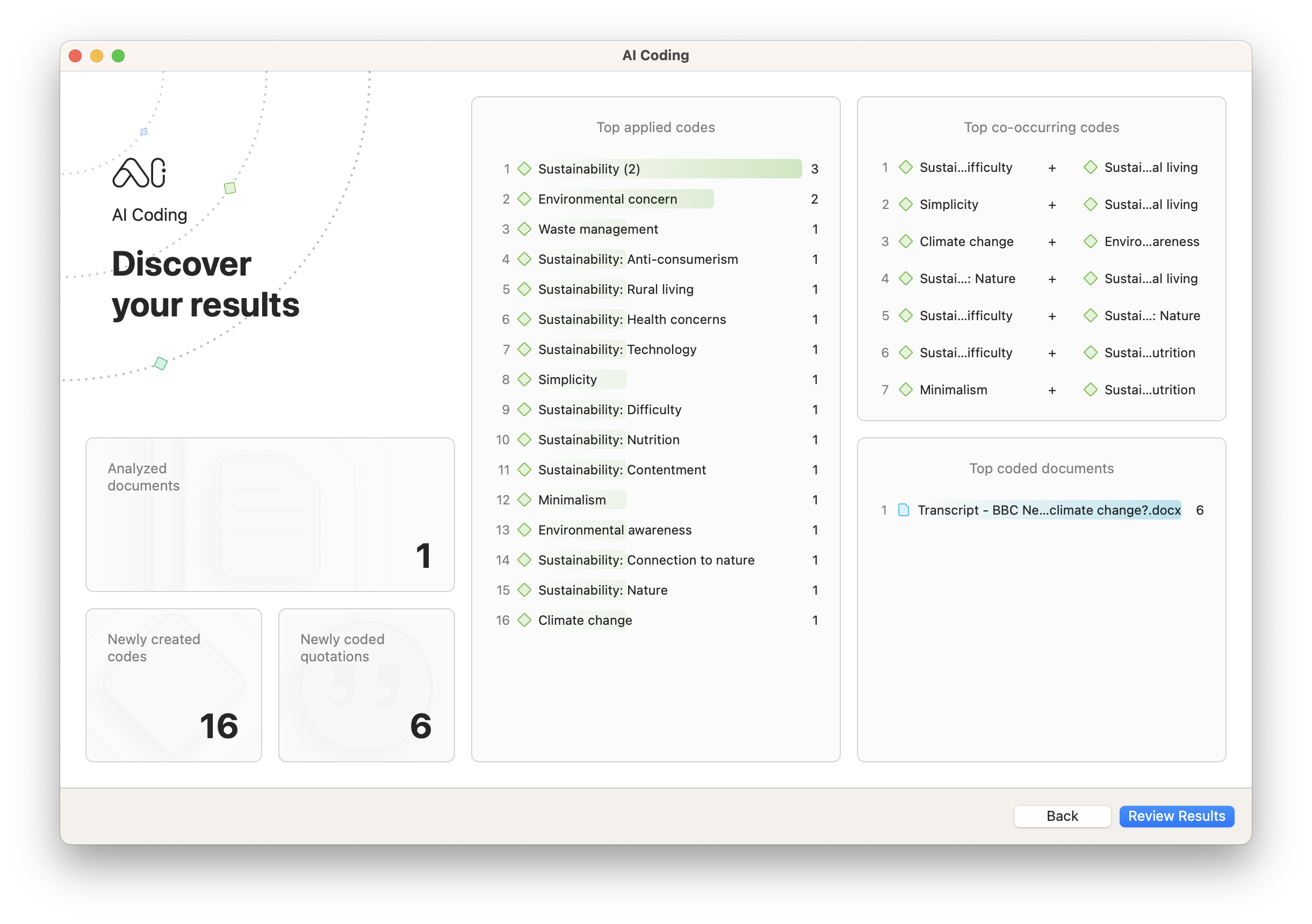 quantitative research coding