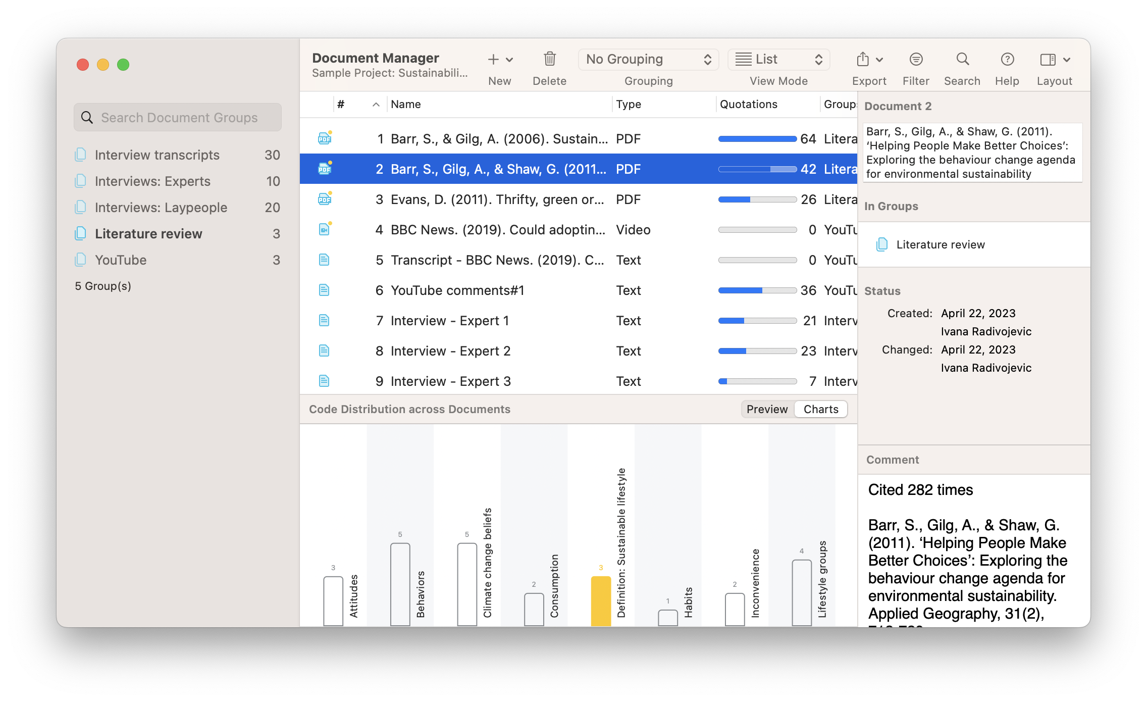 how is procedural rigour demonstrated in a research report