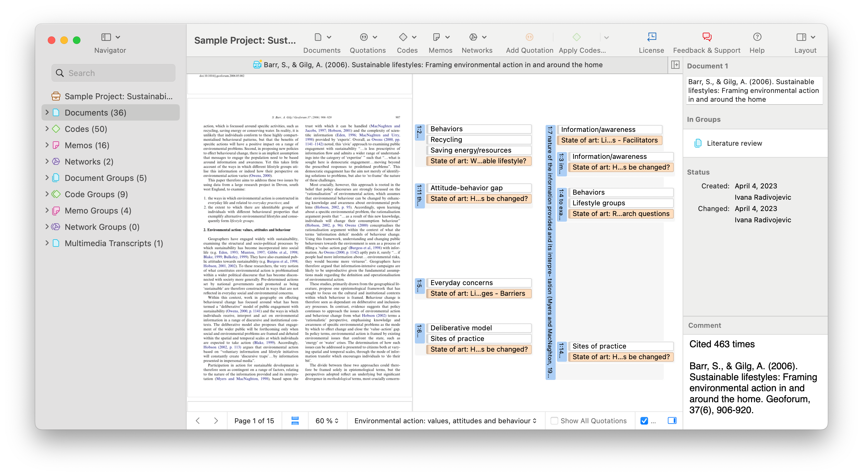 reference manager annotation