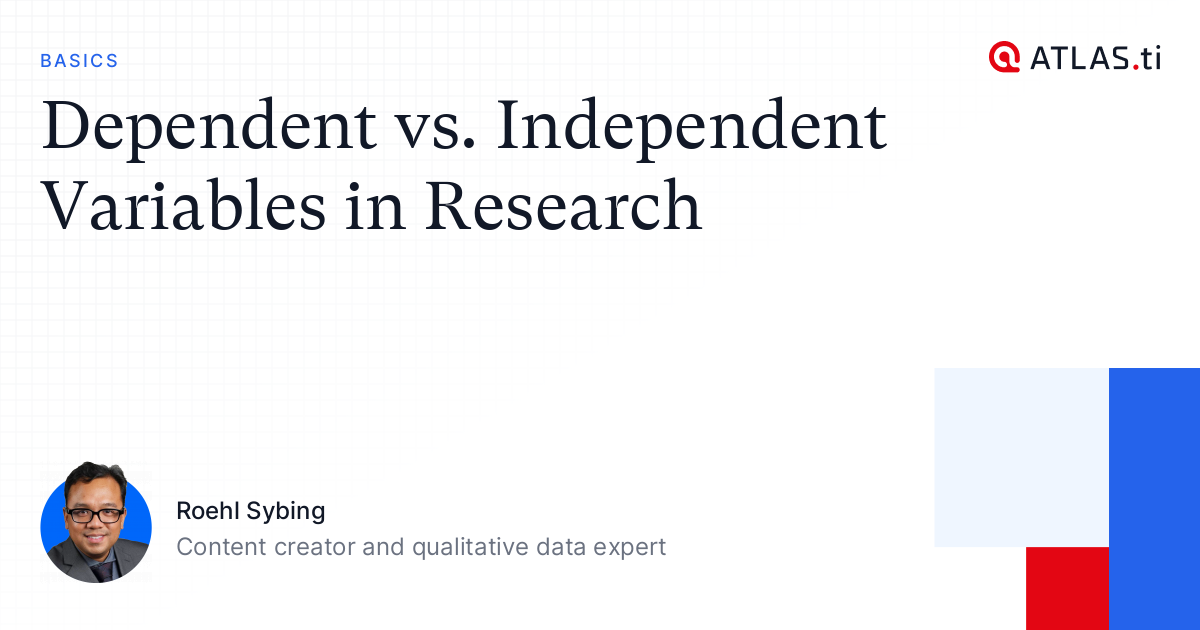 Types of research Variables, Independent, Dependent
