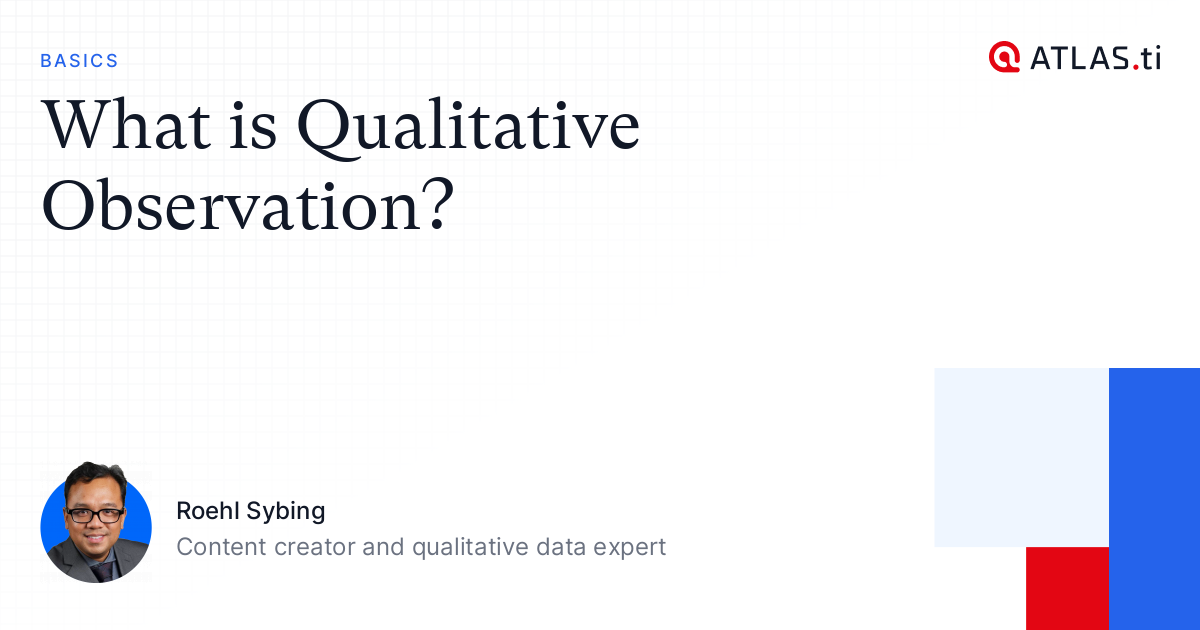 quantitative observation